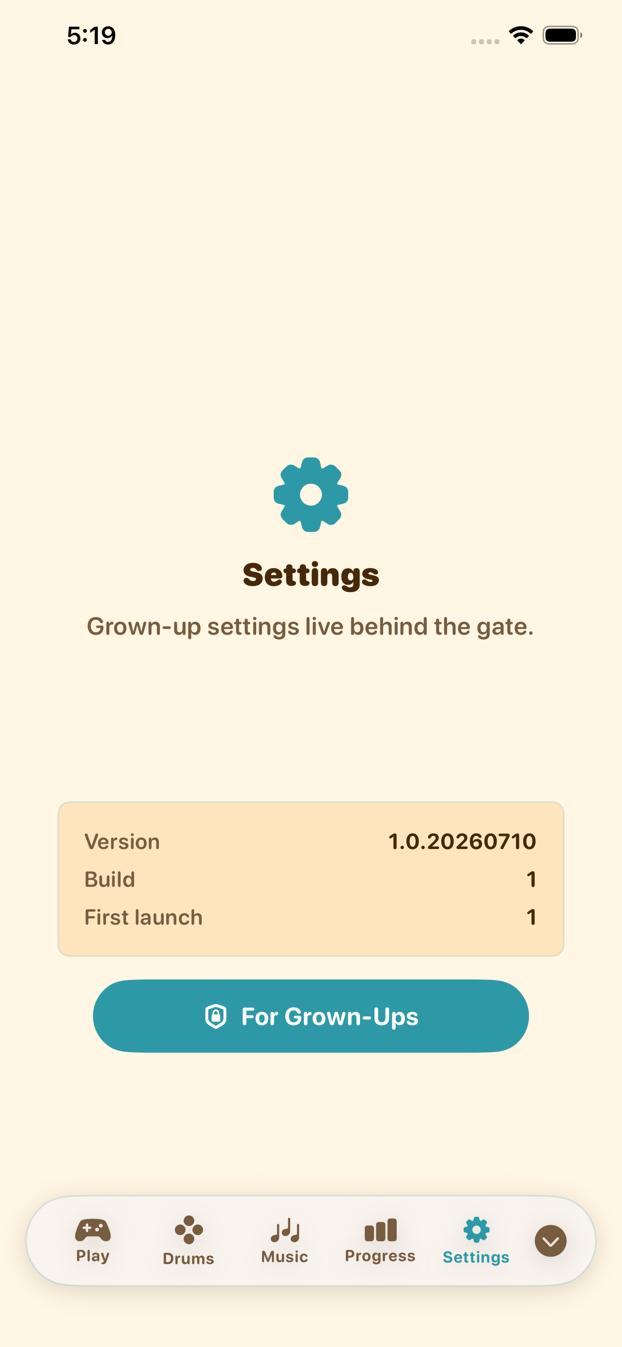 設定 Settings