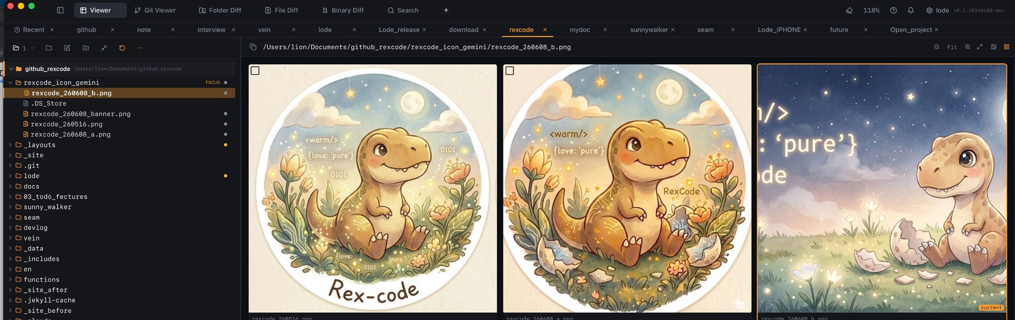 Lode rendering inline images on macOS